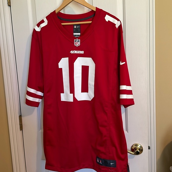 Nike NFL jersey #10 Garoppolo San Francisco 49ers - Picture 1 of 8